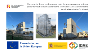 Acideka impulsa la descarbonización industrial con el apoyo del Plan de Recuperación y la Unión Europea